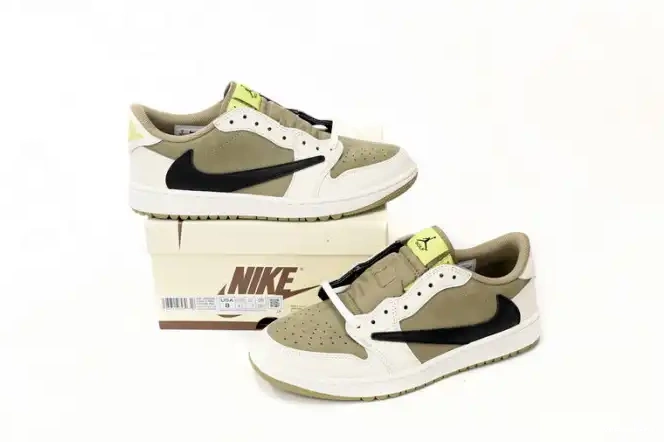 One Kick Travis Scott Golf Air 1 x Jordan Low FZ3124-200 0527